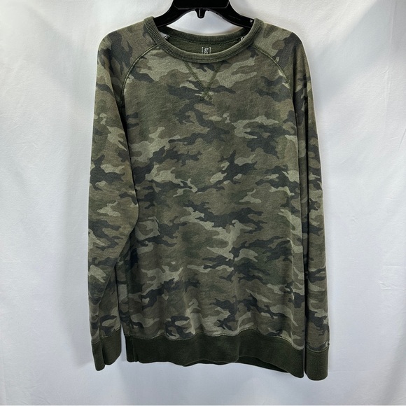 George Other - Camouflage Crewneck Sweatshirt 100% Cotton Men’s XL George Brand